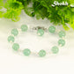 8mm Green Aventurine Link Bracelet for women/men.