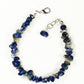 Natural Sodalite Chip Bracelet with Clasp