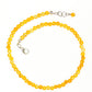 4mm Citrine Crystal Choker Necklace