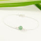 Minimal Green Aventurine Bracelet.