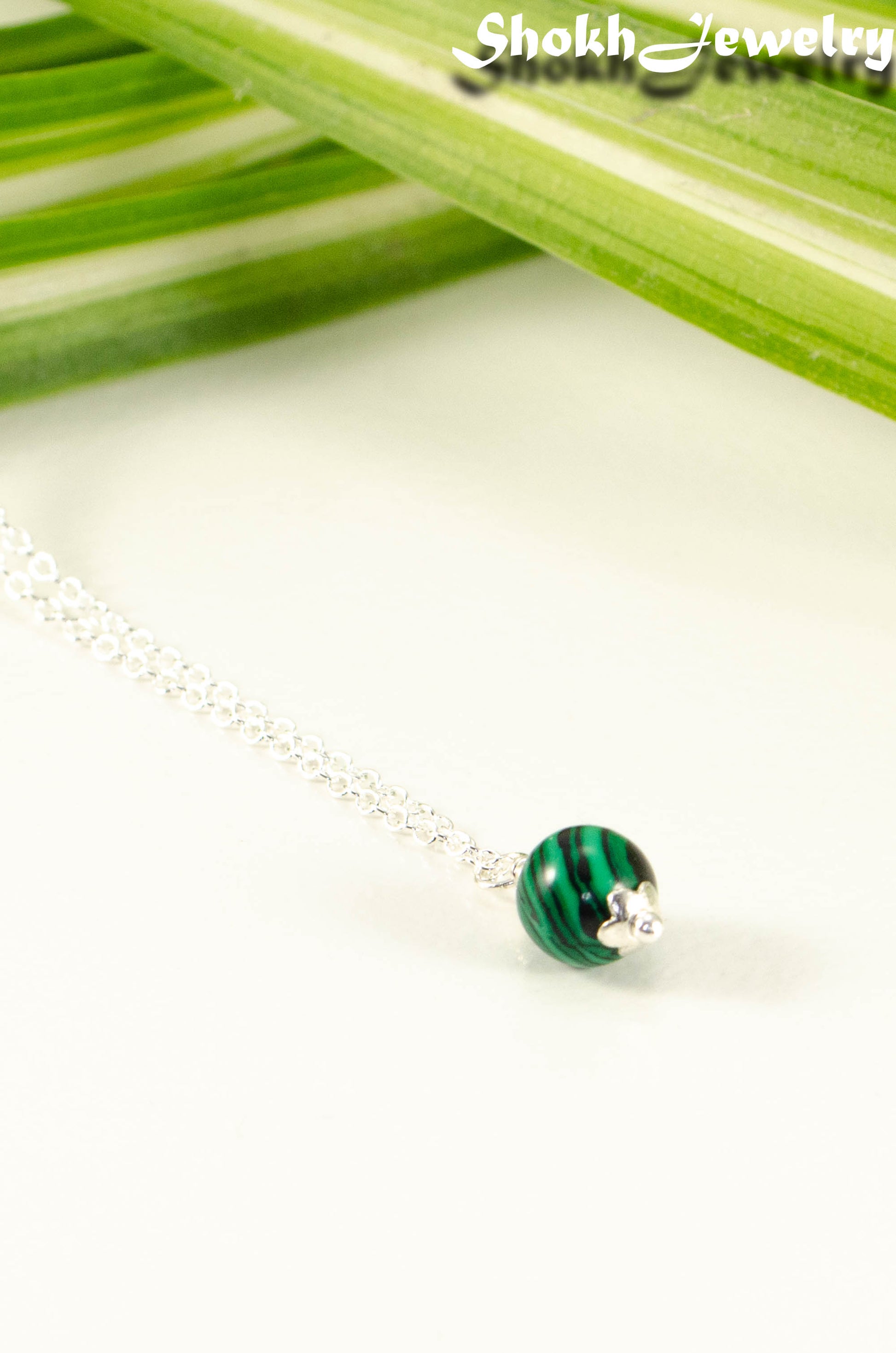 Dainty Malachite Choker Necklace