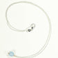 Dainty Aquamarine Choker Necklace