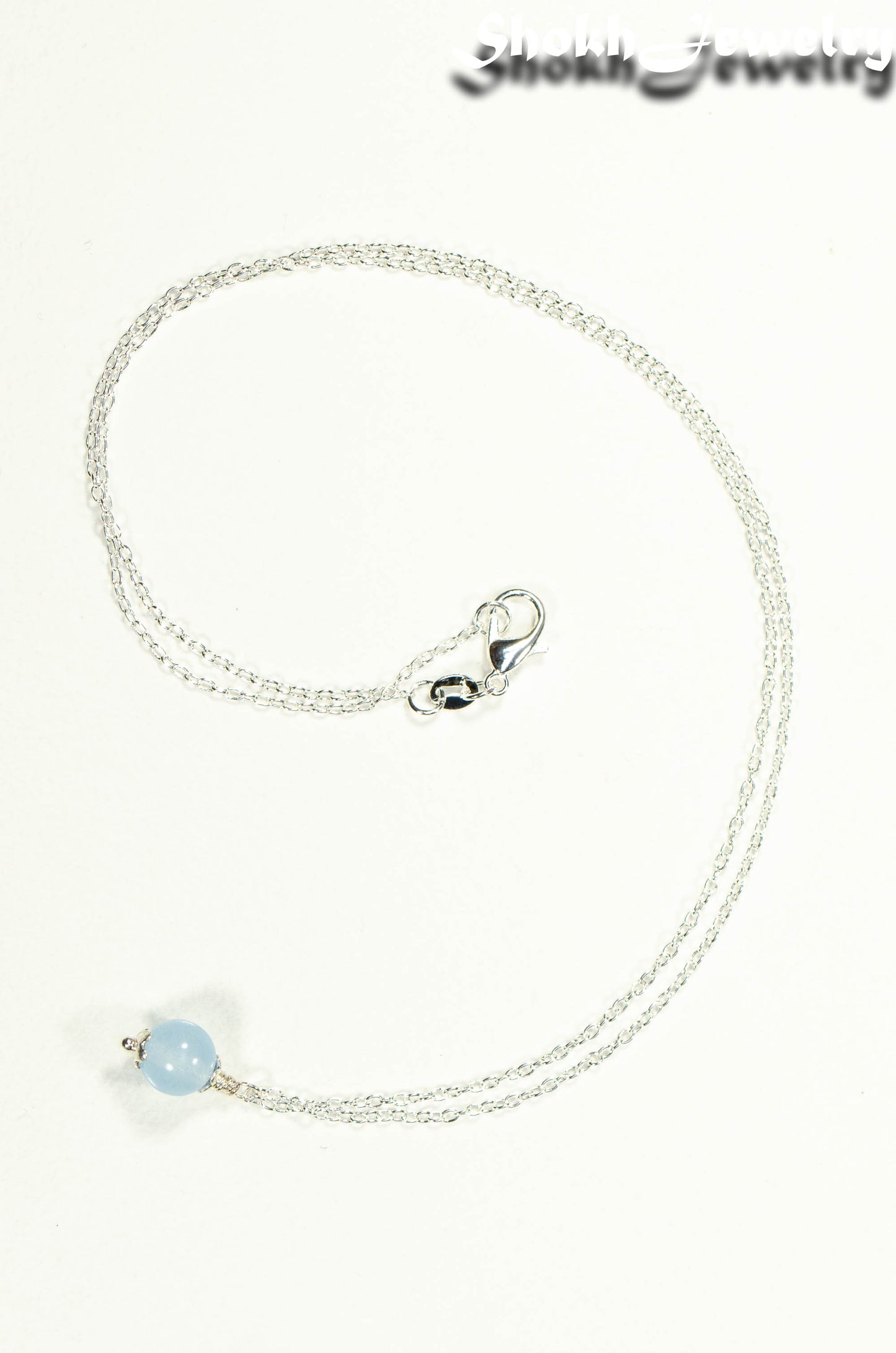 Dainty Aquamarine Choker Necklace