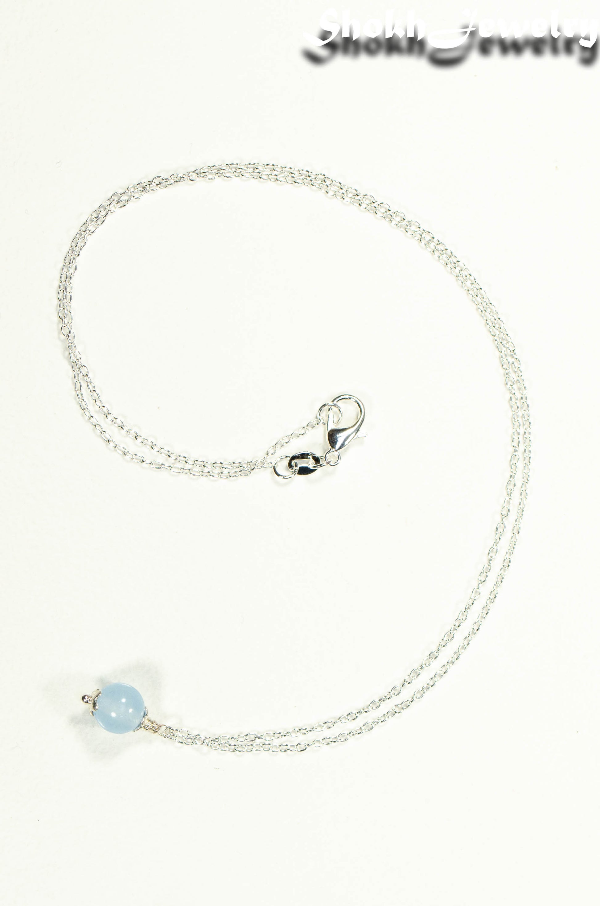 Dainty Aquamarine Choker Necklace