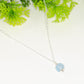 Dainty Aquamarine Choker Necklace