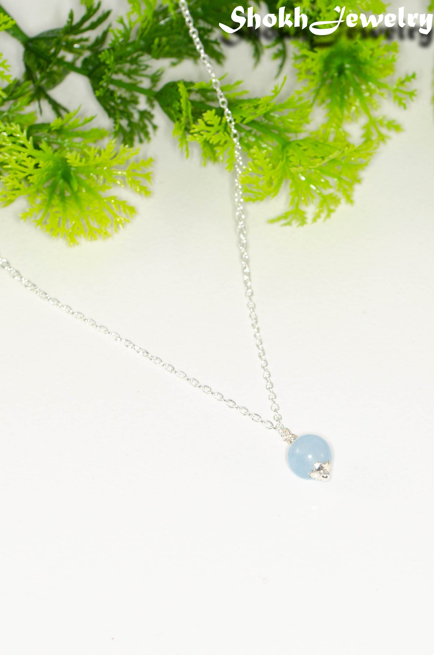 Dainty Aquamarine Choker Necklace